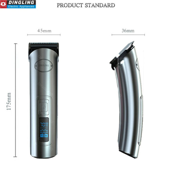DINGLING RF-696 Hair Clipper Mens Beard Trimmer Professional Cordless Rechargeable Hair Cutter Kit Barber Shop Strong Power - Image 6