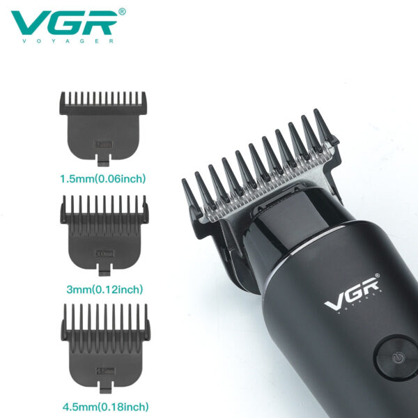 Original VGR V-937 Professional Electric Hair Trimmer Cordless Beard & Hair Clipper For Men Hair Cutter Machine Rechargeable Set - Image 3