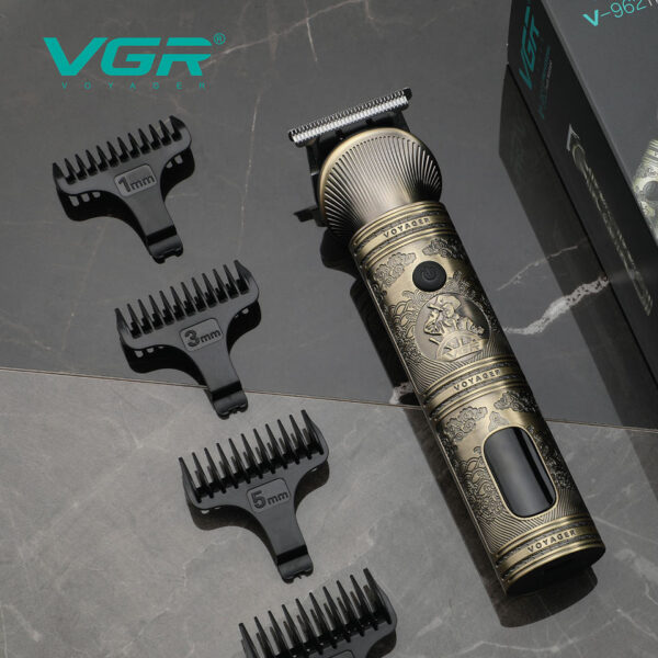 Original VGR V-962 Metal Professional Hair Beard Clipper For Men Grooming Rechargeable Hair Trimmer Electric Hair Cutting Machine - Image 5
