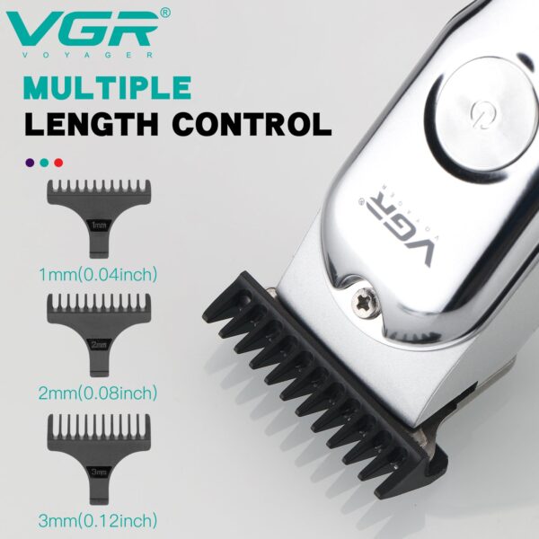 VGR Hair Cutting Machine Electric Hair Clipper Professional Haircut Machine Mini Barber Rechargeable Hair Trimmer for Men V-071 - Image 4