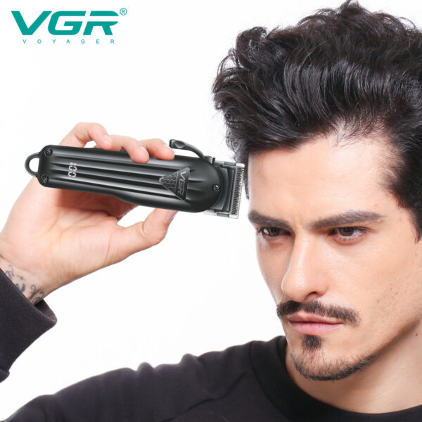 VGR V-282 Hair Trimmer Rechargeable Trimmer Professional Haircut Machine Adjustable Haircut Machine Cordless Trimmer for Men - Image 6
