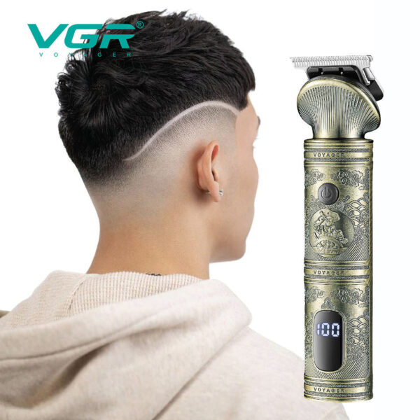 Original VGR V-962 Metal Professional Hair Beard Clipper For Men Grooming Rechargeable Hair Trimmer Electric Hair Cutting Machine - Image 4