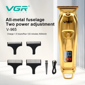 VGR 965 Hair Cutting Machine Electric Hair Clipper Barber Professional Cordless Hair Trimmer shaver for Men