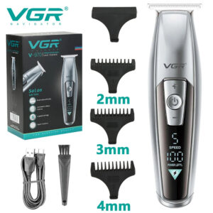 VGR V-970 5 speed adjustment Hair Trimmer Electric Hair Cutting Machine Barber Cordless Clippers Adjustable Haircut Machine Hair Trimmer for Men V-970