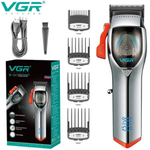 VGR v 647 Hair Clipper Cordless Hair Cutting Machine Adjustable Hair Trimmer Magnetic Motor 9000 RPM Haircut Clipper for Men V-647