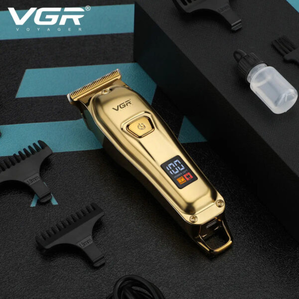 VGR 965 Hair Cutting Machine Electric Hair Clipper Barber Professional Cordless Hair Trimmer shaver for Men - Image 2