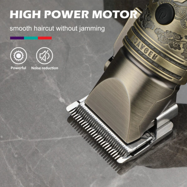 VGR V-697 Hair Clipper Professional Hair Trimmer LED Display Hair Cutting Machine Adjustable T9 Rechargeable Trimmer for Men - Image 4