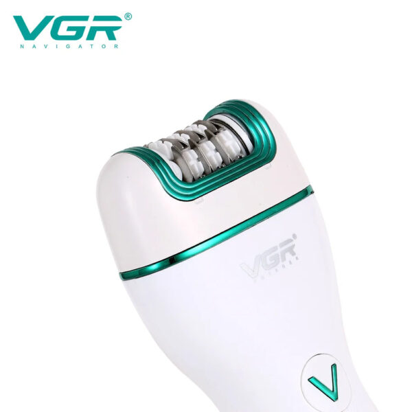 VGR 728 Electric Foot Grinder Three In One Personal Care IPX7 Waterproof USB Rechargable Peeling Removing Calluses Tender V728 - Image 4