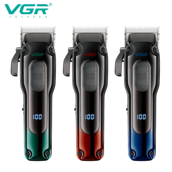 VGR-013 electric push shear metal texture hair trimmer with gradient refinement 6500RPM high-speed surging power hair trimmer - Image 2