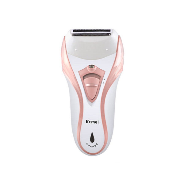 Kemei km-3010 Rechargeable Electric Epilator 3 In 1 Women Shaver Hair Removal Trimmer Bikini Depilatory Legs Body Foot File Pedicure - Image 2