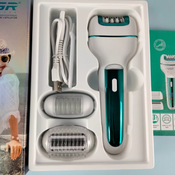 Vgr V-732 2 In 1cordless Hair Trimmer Set Razor Professional Electric Body Shaver Lady Epilator For Women - Image 4