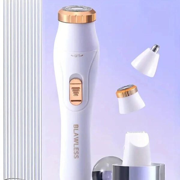 Blawless Womens Facial Hair Remover Facial Hair Removal Women 3in1 Hair Removal Device Electric Face Shaver 3 Replacement Heads - Image 6