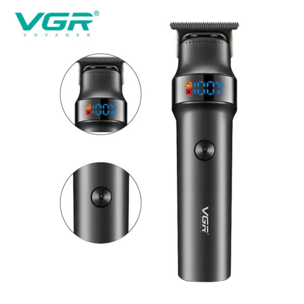 VGR-987 Professional Hair Trimmer For Men Facial Body Beard Hair Clipper Electric Rechargeable Haircut Machine Barber - Image 3
