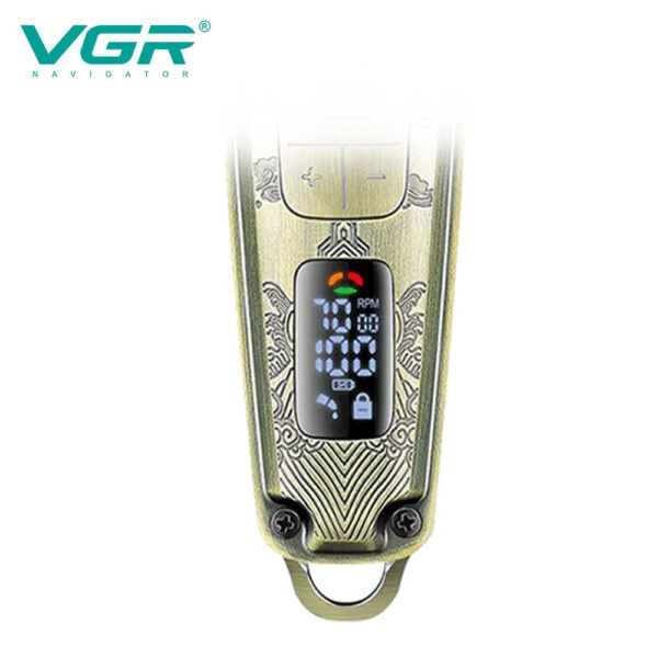 VGR V-901 Hair Clipper Rechargeable Portable Professional Adjustable Personal Care Barber Trimmer For Men Salon USB LCD VGR V901 - Image 2