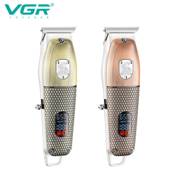 VGR Barber Professional Hair Trimmer For Men Hair Clipper Beard Facial Rechargeable Hair Cutting Machine Haircut For Men V-976 - Image 3