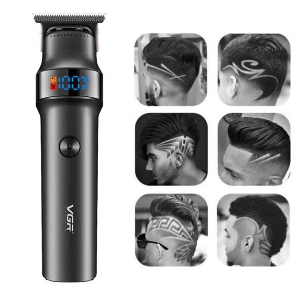 VGR-987 Professional Hair Trimmer For Men Facial Body Beard Hair Clipper Electric Rechargeable Haircut Machine Barber - Image 4