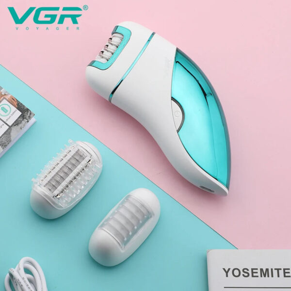 VGR V-731 3in1 Hair Removal Machine Lady Shaver Callus Remover Electric Professional Epilator - Image 3