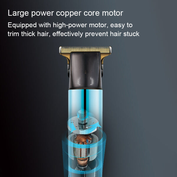 DALING DL-1563 Professional Electric USB Rechargeable Hair clipper Portable Grooming Cordless Close Cutting T-Blade Trimmer - Image 2