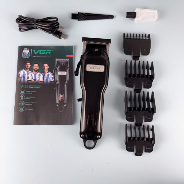 Vgr V-251 Barber Hair Cut Machine Electric Rechargeable Cordless Professional Hair Clipper trimmer shaver For Men - Image 3