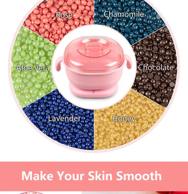 400ML Silicone Bowl Wax Heater Machine Hair Removal Wax-melt Machine Depilatory Wax Melting Warmer Wax Heating Base Pot Melter - Image 2