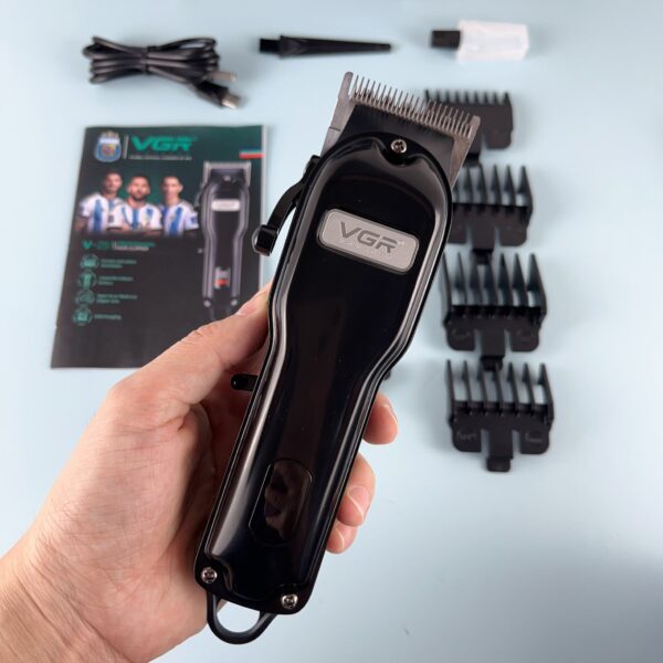 Vgr V-251 Barber Hair Cut Machine Electric Rechargeable Cordless Professional Hair Clipper trimmer shaver For Men - Image 2