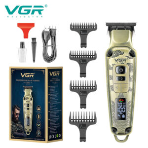 VGR V-901 Hair Clipper Rechargeable Portable Professional Adjustable Personal Care Barber Trimmer For Men Salon USB LCD VGR V901