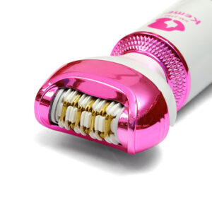 Kemei KM-2192 | 6 in 1 Beauty Tool Kit | Washable | Digital | Epilator | Shaver | Scrabber | Nose Trimmer | Massager |