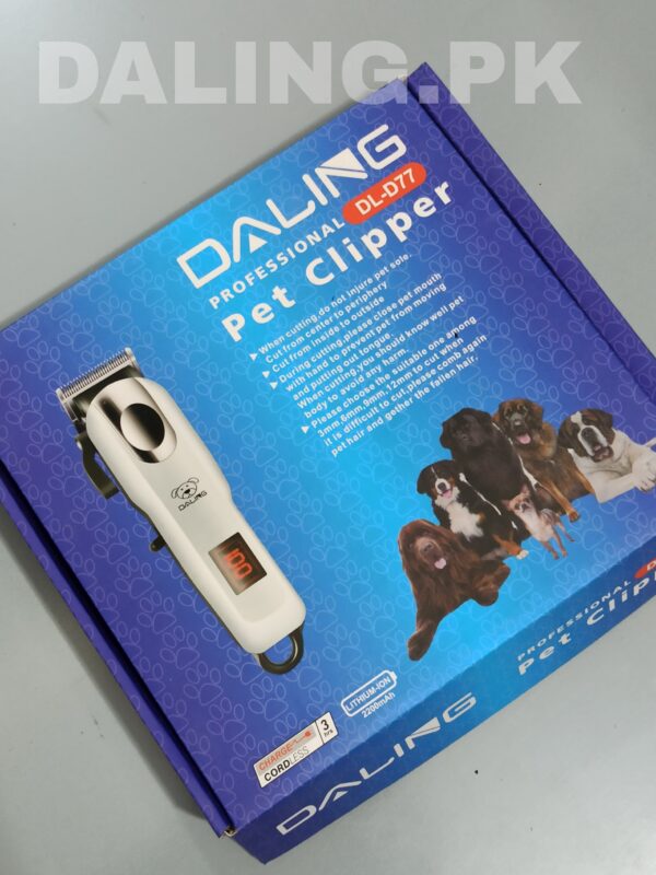 Daling dl-D77 Professional Pet Dog Hair Trimmer Animal Grooming Clippers Cat Cutter Machine Shaver Electric Scissor Clipper
