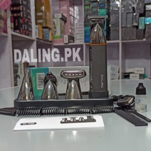 DALING DL-1806 9 IN 1 Beard Trimmer For Men Hair Clippers Body Mustache Nose Hair Groomer Cordless Precision Trimmer 9 In 1 Grooming Kit