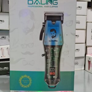 Daling DL-1671 New Full Transparent Visible Body Hair Cutting Machine Cordless Shaver Trimmers Barber Professional Hair Clipper Equipment