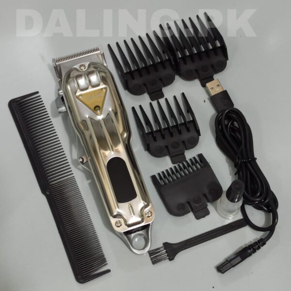 DALING DL-1661 METAL BODYElectric Hair Clipper Rechargeable Shaver Beard trimmer Professional Hair Trimmer Cordless Oil head Men Hair Cutting Machine Beard razor - Image 2