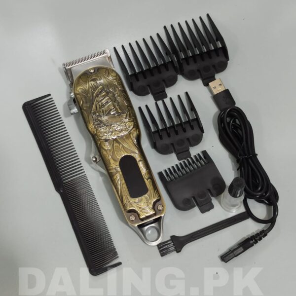 DALING DL-1661 METAL BODYElectric Hair Clipper Rechargeable Shaver Beard trimmer Professional Hair Trimmer Cordless Oil head Men Hair Cutting Machine Beard razor - Image 2