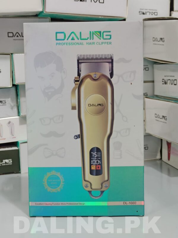 DALING DL-1660 METAL BODYElectric Hair Clipper Rechargeable Shaver Beard trimmer Professional Hair Trimmer Cordless Oil head Men Hair Cutting Machine Beard razor - Image 3