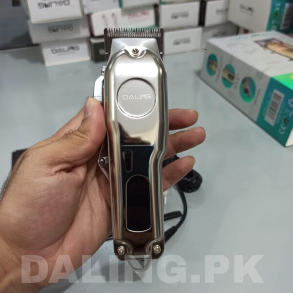 DALING DL-1660 METAL BODYElectric Hair Clipper Rechargeable Shaver Beard trimmer Professional Hair Trimmer Cordless Oil head Men Hair Cutting Machine Beard razor - Image 2
