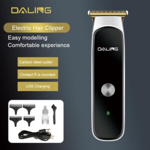 DALING 1526 New model Innovate Design All Metal Housing Professional Electric Rechargeable Lithium Battery Salon Barber