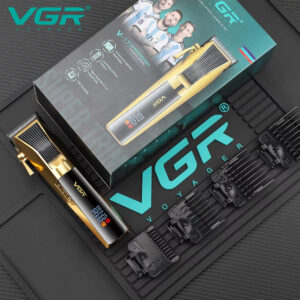 VGR Professional Trimmer Hair Clipper Cordless Hair Beard Trimmer Men's Electric Hair Trimmer Rechargeable Adjustable Set V-177 clipper shaver