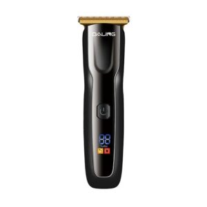 DALING PROFESSIONAL DL-1557 LED Display Rechargeable Hair Clipper Trimmer Beard Trimmer Body Groomer 120 min Runtime 4 Length Settings (Multicolor)